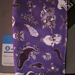 Purple Patterned Pouch